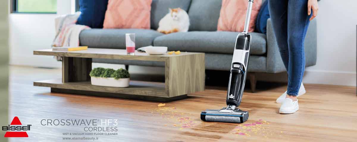 جارو شارژی بیسل مدل Crosswave HF3 3598E